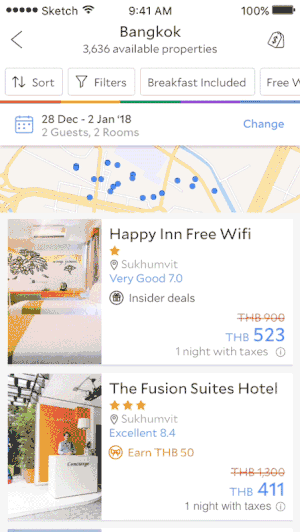 Maps app feature animation one